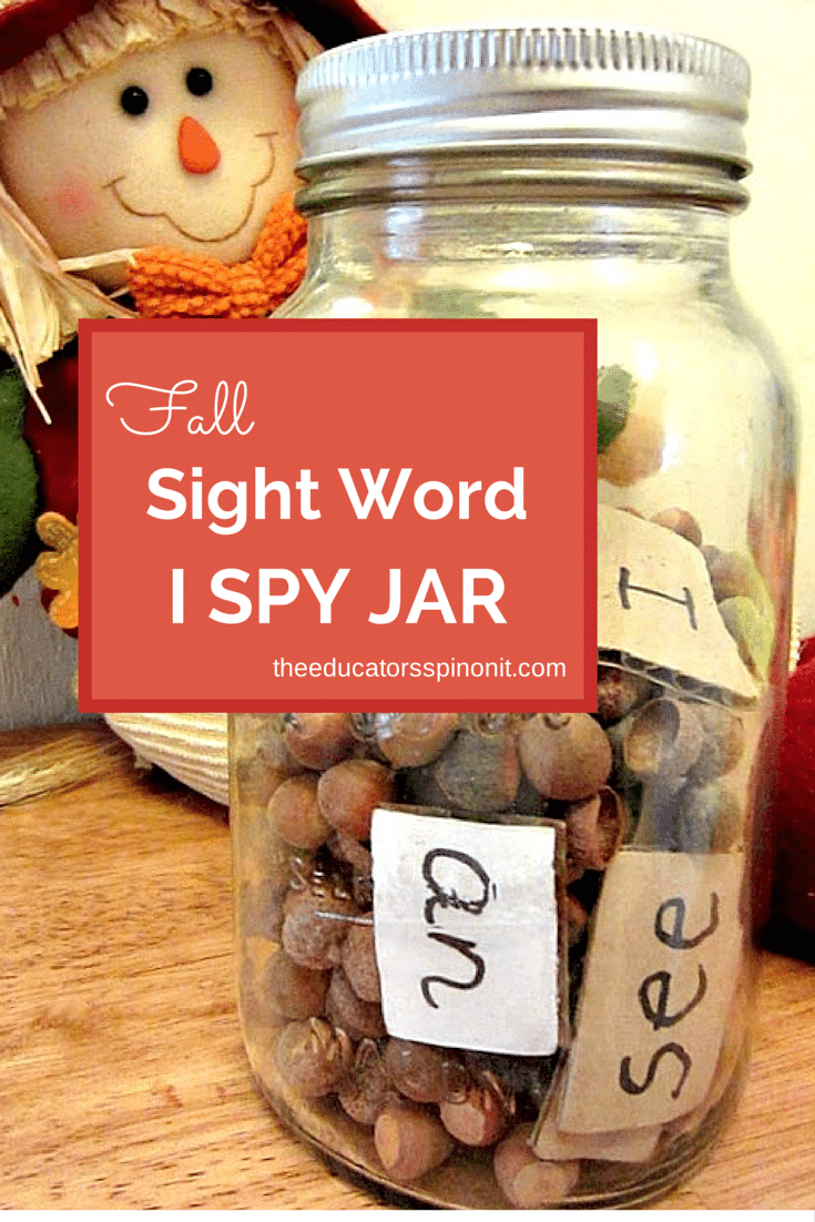 EASY Sight Word Games The Educators Spin On It