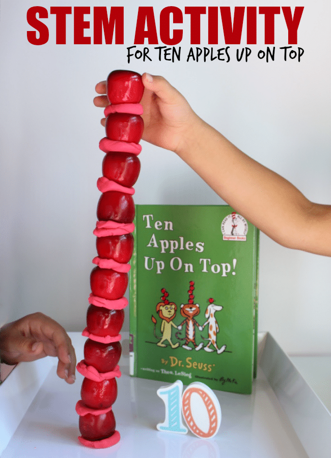 Stacking Apples Game: A Fall STEM Activity for Kids