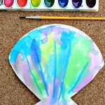 Sea Shell Craft and MORE Ocean Themed Playdate Activities