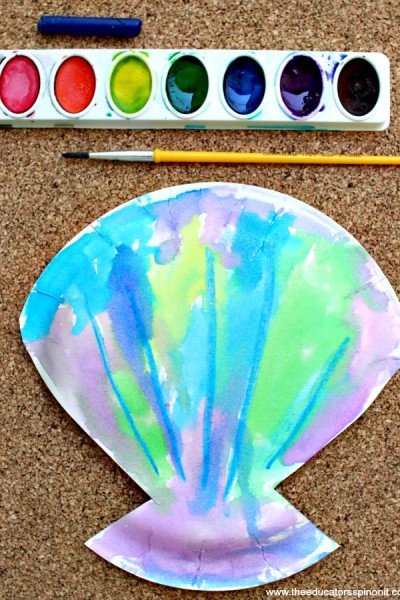Sea Shell Craft and MORE Ocean Themed Playdate Activities