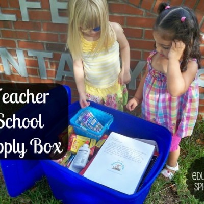 Teacher School Supply Box