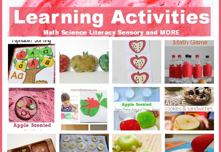 Apple Themed Learning Activities for Preschoolers