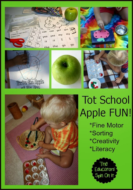 Apple Learning Activities for Toddlers
