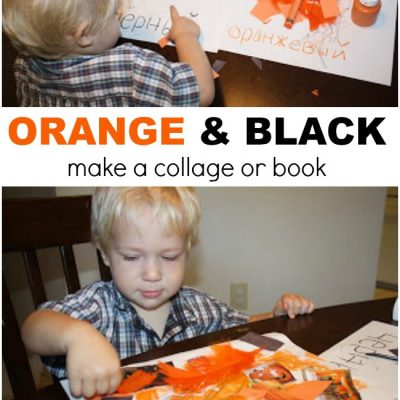 Make a Collage with toddlers