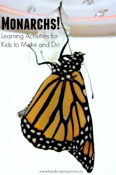 Monarch Butterfly learning activities for Kids