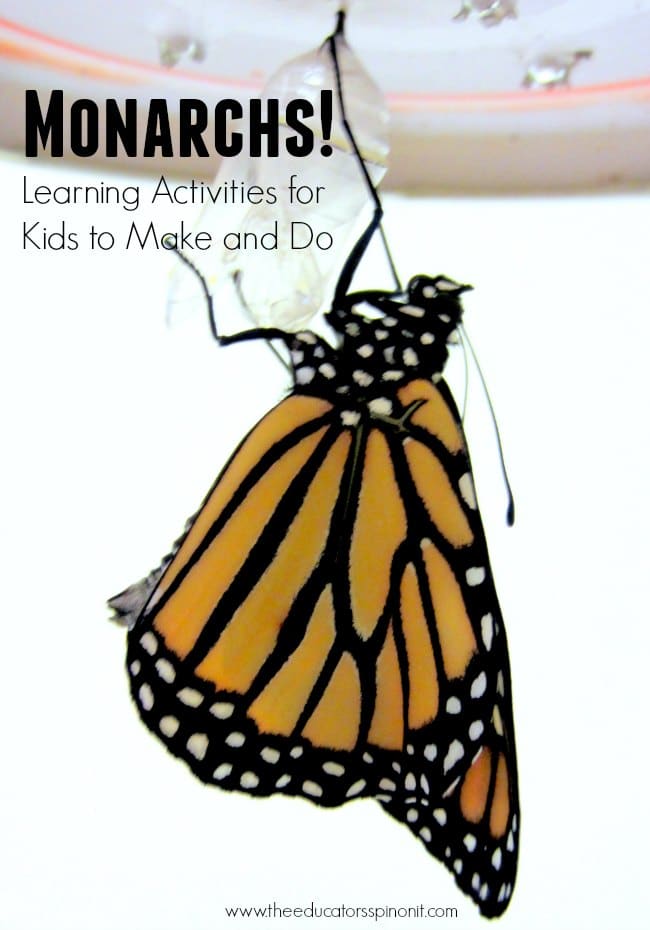 Monarch Butterfly learning activities for Kids