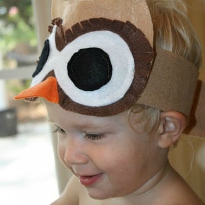 Whoooo wants to make an owl costume for pretend play or Halloween?