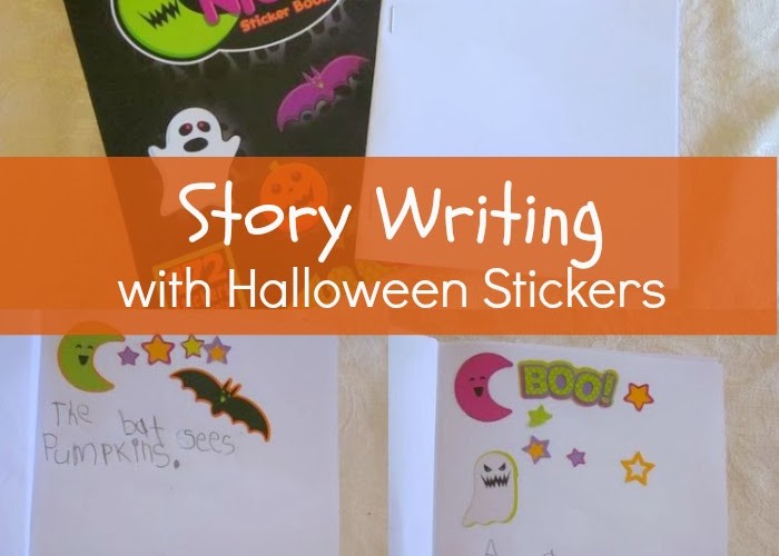 Story Writing with Halloween Stickers