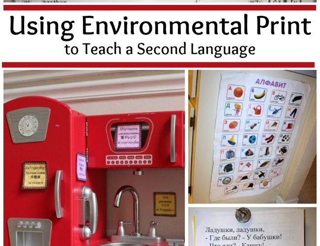 Using Environmental Print to Teach a Second Language