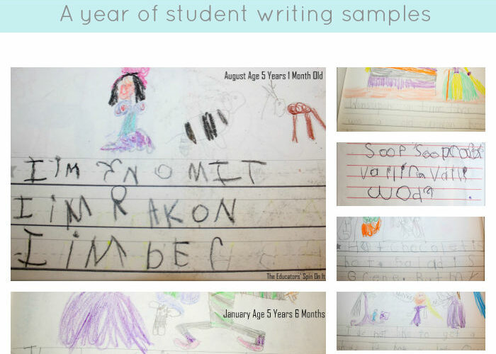 What Kindergarten Writing Looks LIke