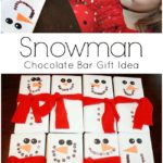 Snowman Chocolate Bar Gift Idea