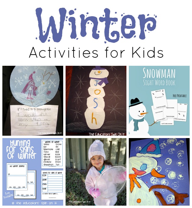 Winter Activities for Kids - The Educators' Spin On It