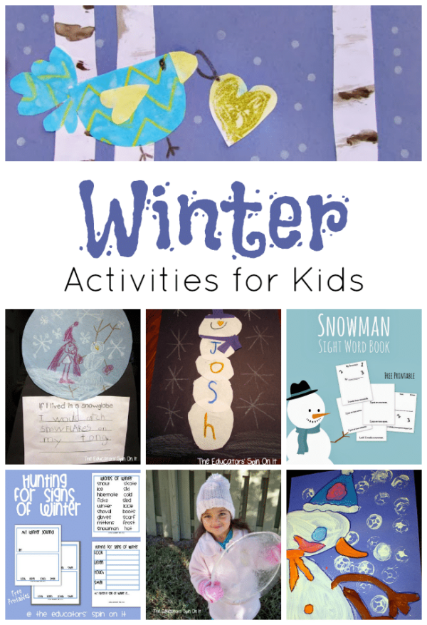 Winter Activities For School Ages - The Educators' Spin On It