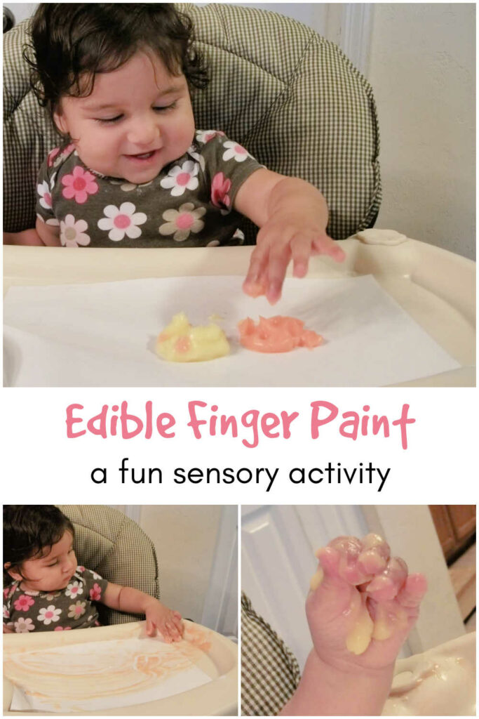 Edible Finger Paint for Babies and Toddlers
