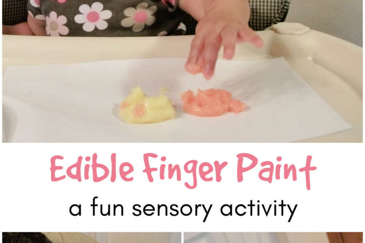 Edible Finger Paint for Babies and Toddlers