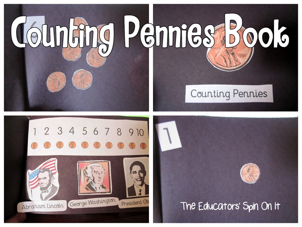 Counting Pennies Book for Presidents Day 