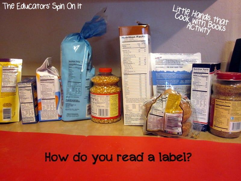 Teaching Kids to Read Labels on Food 