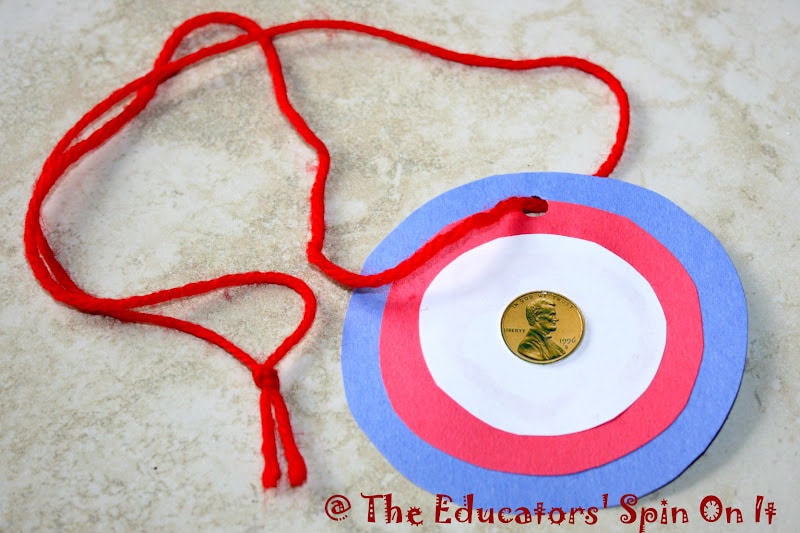 Presidents Day Necklace Craft for Kids