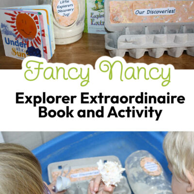 Fancy Nancy Explorer Extraordinaire Book and Activity!