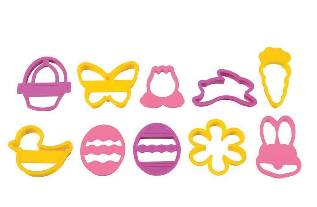 Easter themed cookie cutters 
