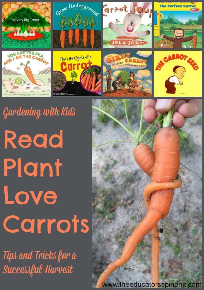 Tips and Tricks for Growing Carrots with Kids | Carrot Picture Book List