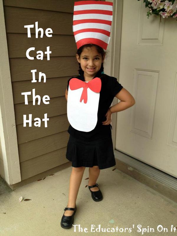 Make a Cat in the Hat Costume for Dr. Seuss Week with Kids