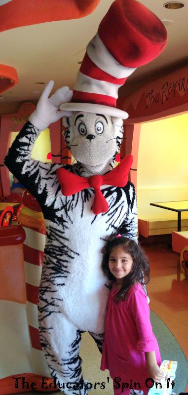 The Cat in the Hat at Universal Studios Florida for Dr. Seuss Week 