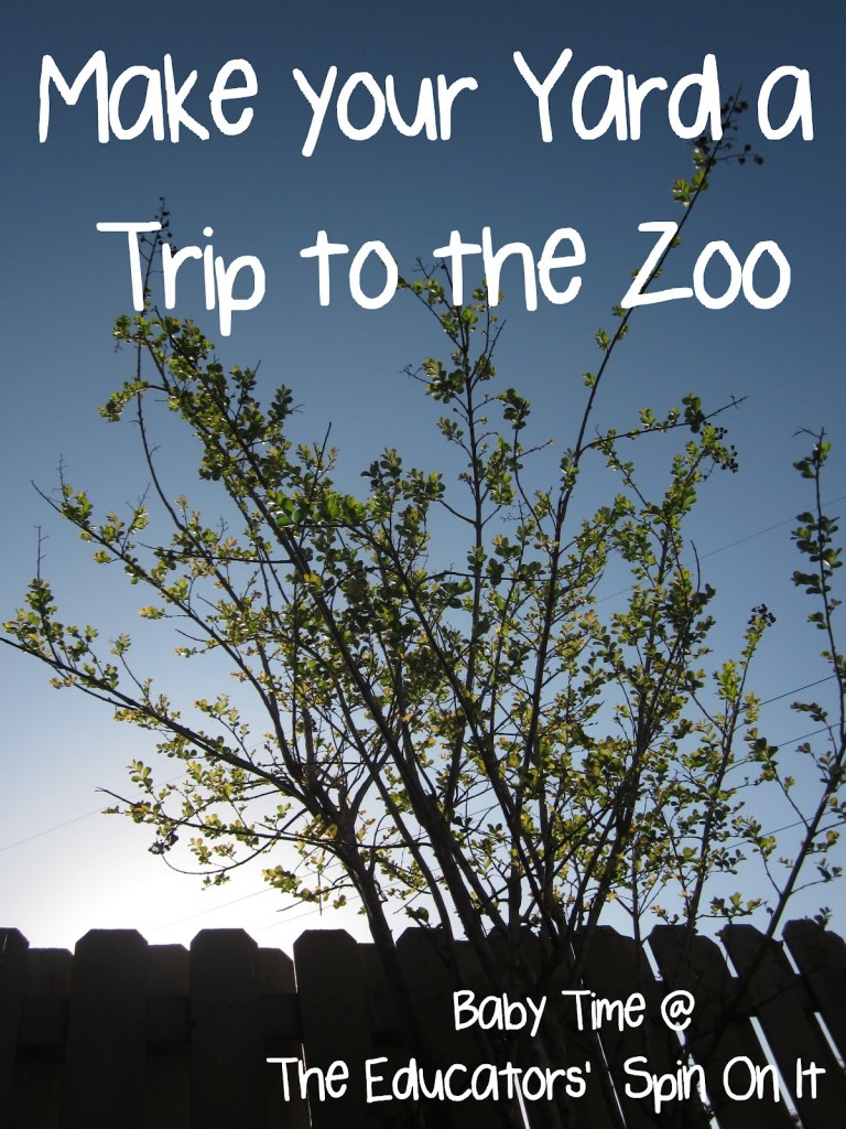 How to make your yard a trip to the zoo for your baby or toddler