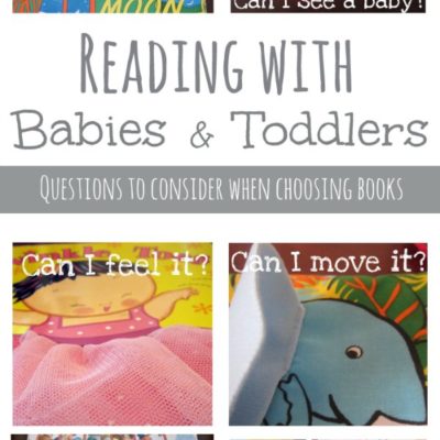 Tips for Reading Books to Active Baby or Toddler