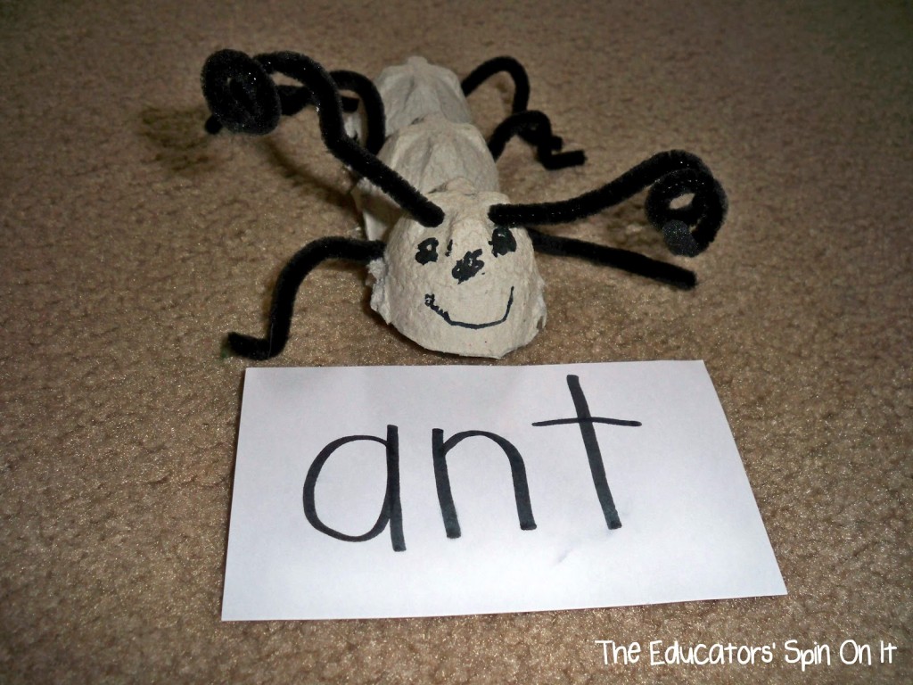 Ant Egg Carton Craft 