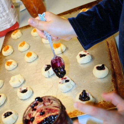 Making Rosenmunnar (Swedish Thumbprint Cookies) with Kids: Around the World in 12 Dishes