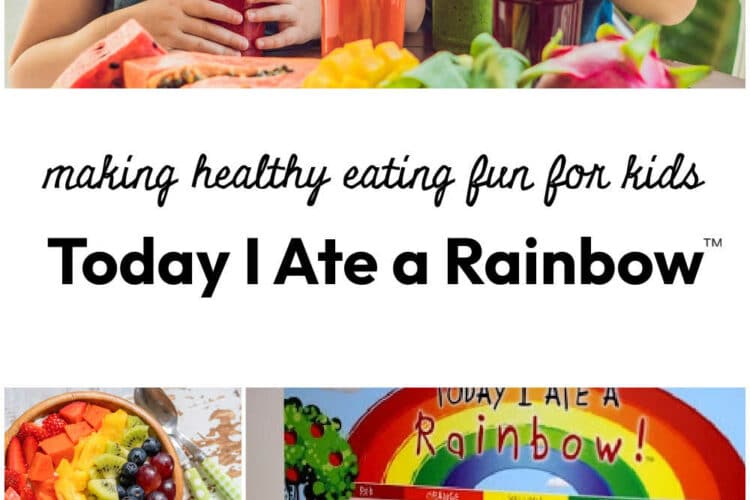 Making healthy eating fun for kids with Today I Ate A Rainbow concept