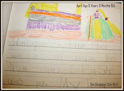 Kindergarten Writing Sample