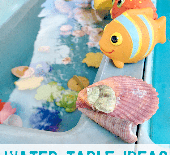 Water Table with Toys for Preschoolers and Toddler for summer fun
