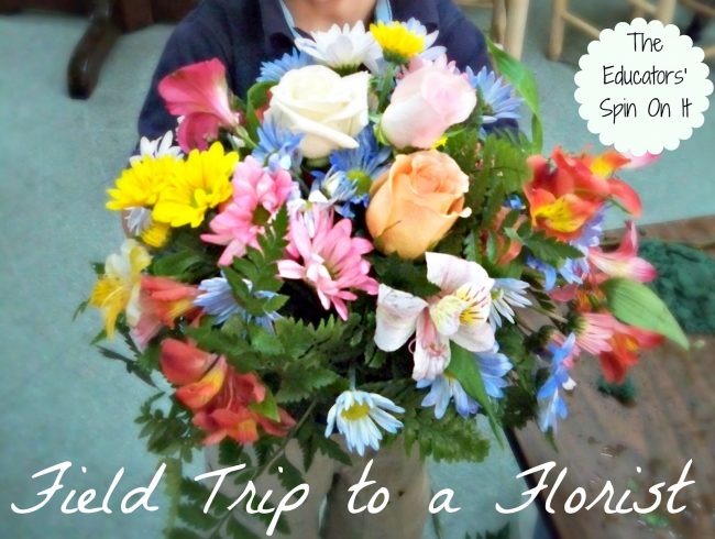 Field trip to a florist with preschoolers