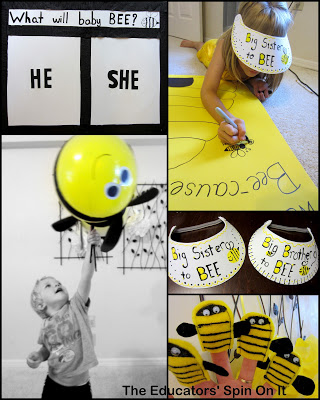 Bee Themed Gender Reveal Party for Expecting Mom