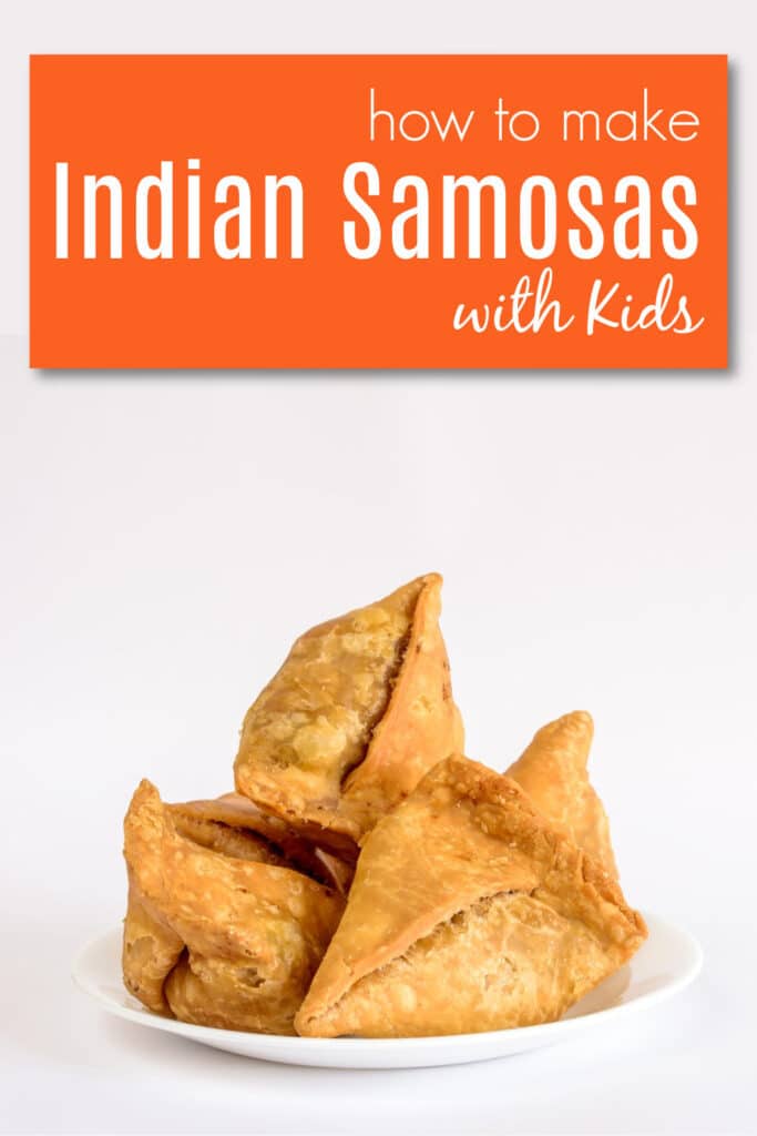 Indian Samosas on plate