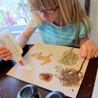 Painting with Spices – a great sibling activity