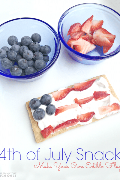 4th of July Snack for Kids with Fruit