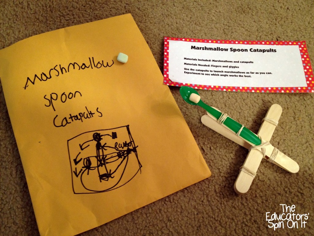 Catapult Activity with Spoons