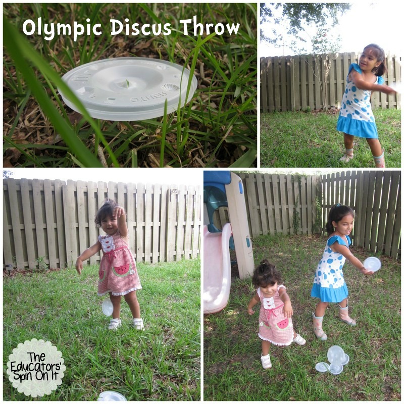 Olympic Discus Throw Game for Kids 