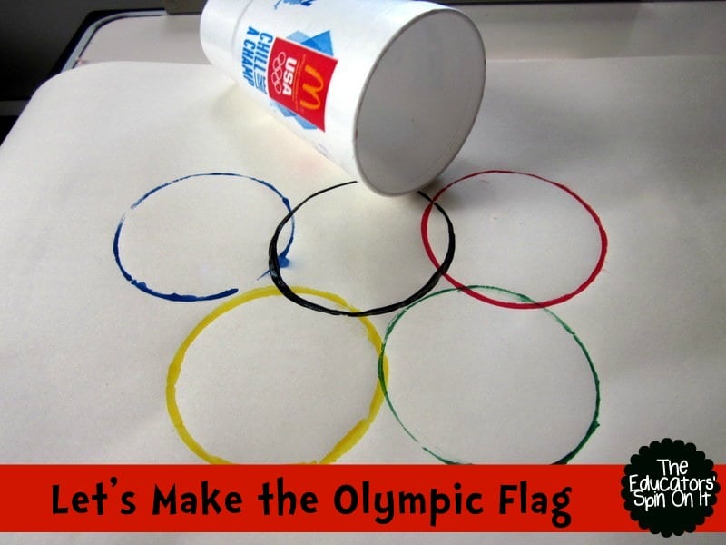Printing Olympic Rings with Cups 