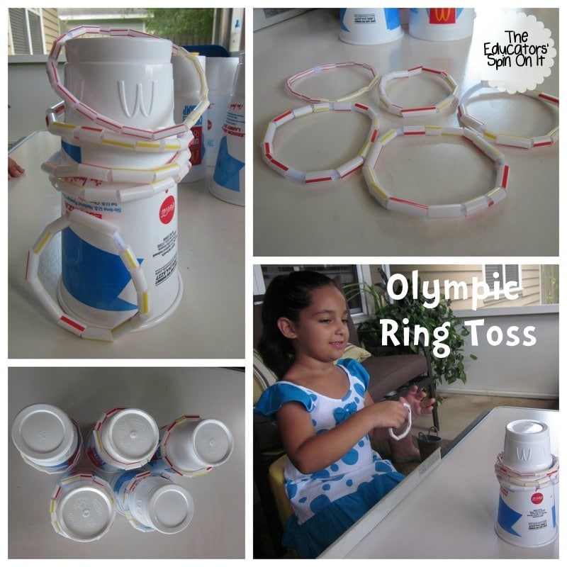 Olympic Ring Toss Game for Kids 
