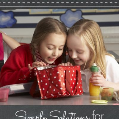 Simple Solutions for Healthy School Lunches and After School Snacks