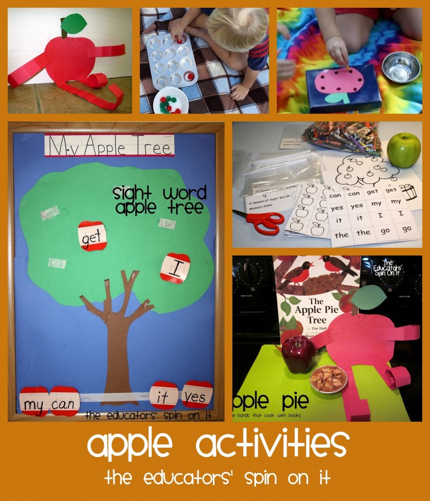 apple actiities for kids 