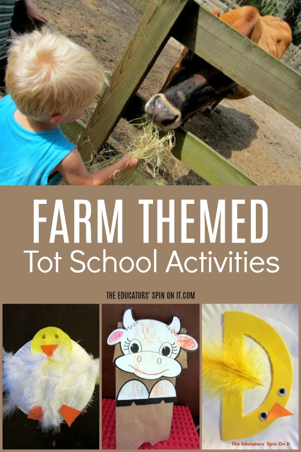 Farm Themed Tot School Activities