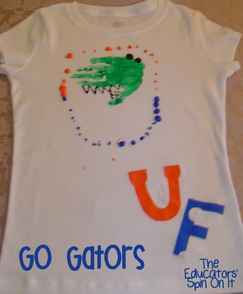 University of Florida Handprint Alligator T-shirt for Gator Spirit