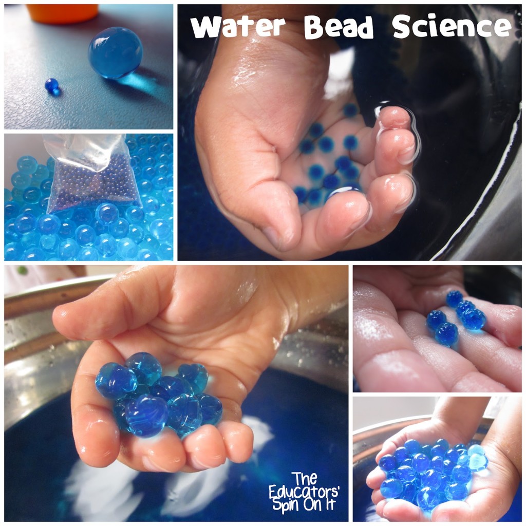 Observing water beads transitioning from dry to wet and explanding 