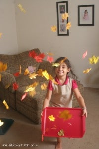 Indoor Leaf Movement Game for Kids 