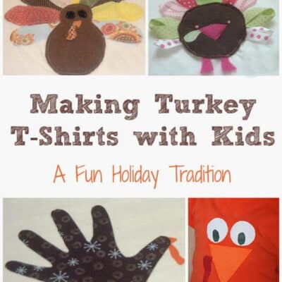 How to Make Turkey T-shirts with Kids